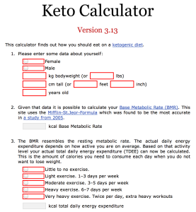 ketocalculator