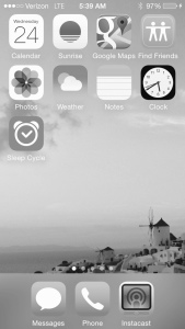 Grayscale IOS8
