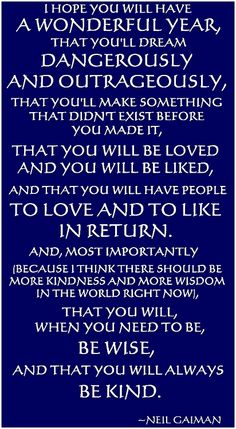 Neil Gaiman NY Wish 2014