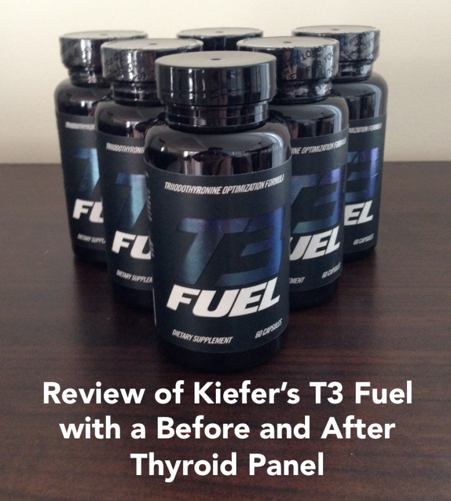 Review of Kiefers T3 Fuel with a before and after thyroid panel
