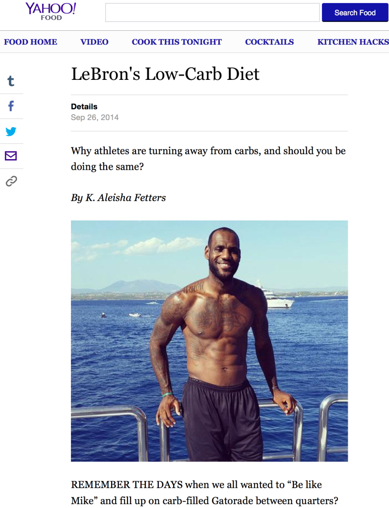 lebron james low carb - lebron james biographie